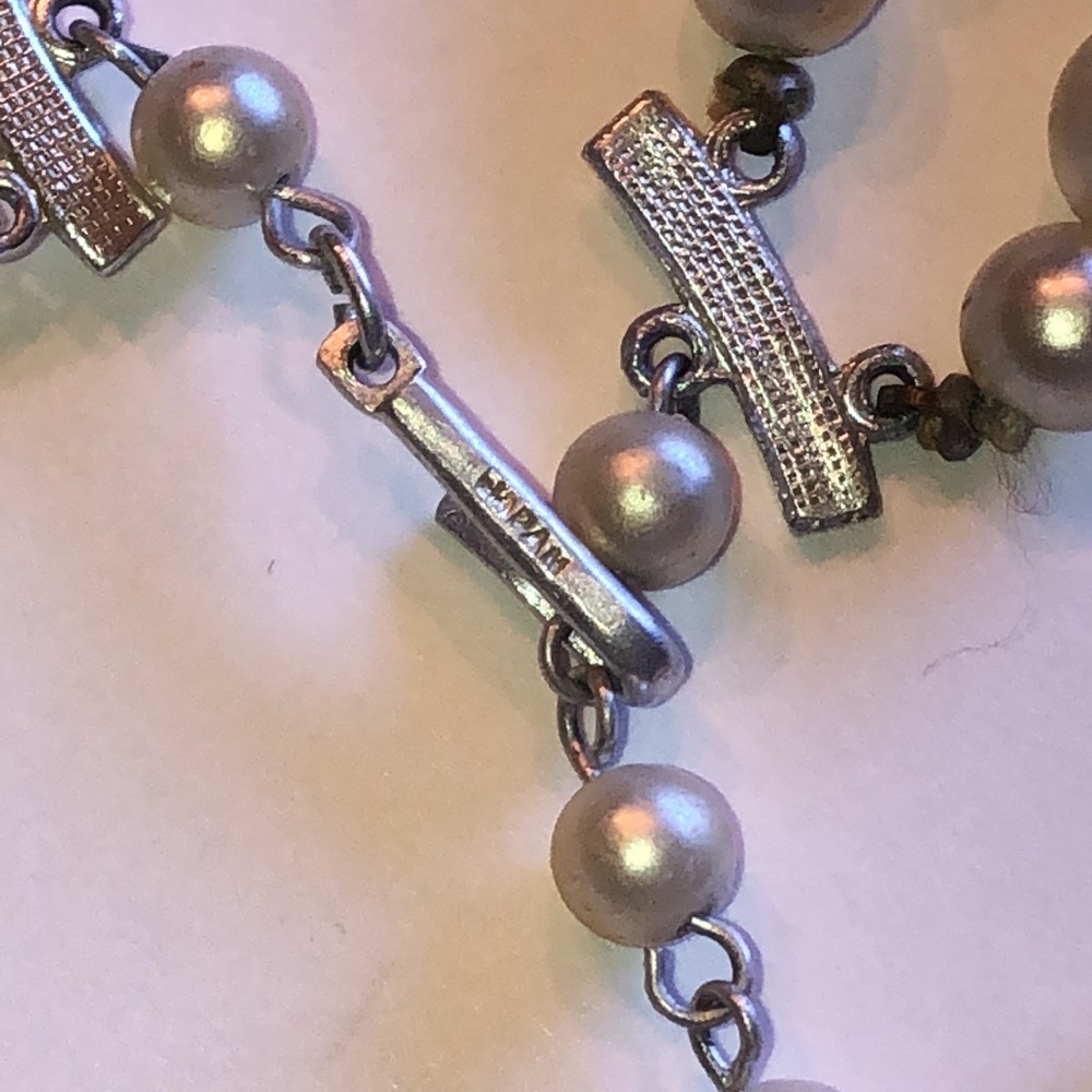 Elegant Vintage Faux Pearl Beaded Boho Necklace - Picture 5 of 5